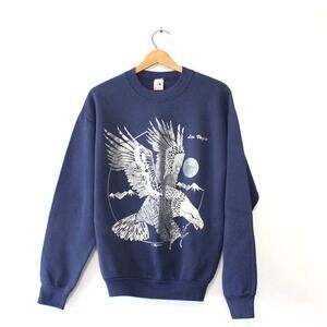 Vintage Bald Eagle Las Vegas Sweatshirt Large